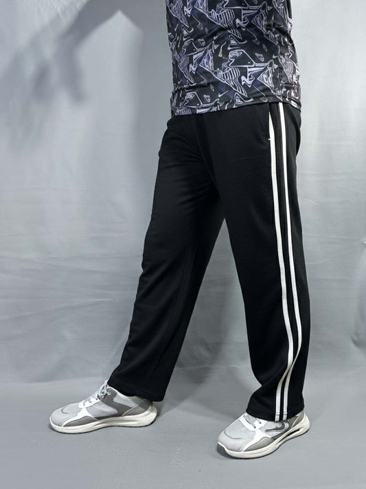 Black Plain Trouser For Men HG MT217