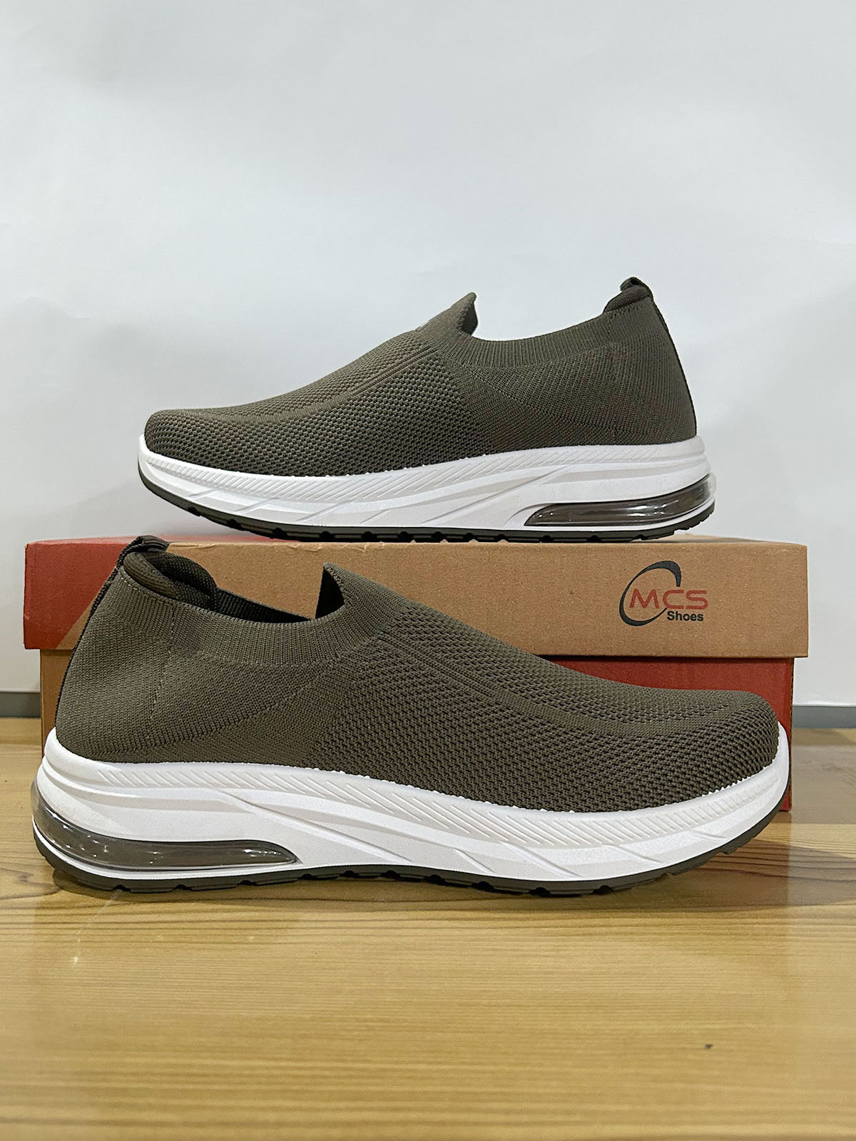 MCS Dark Green Casual Sneakers For Men MJS218