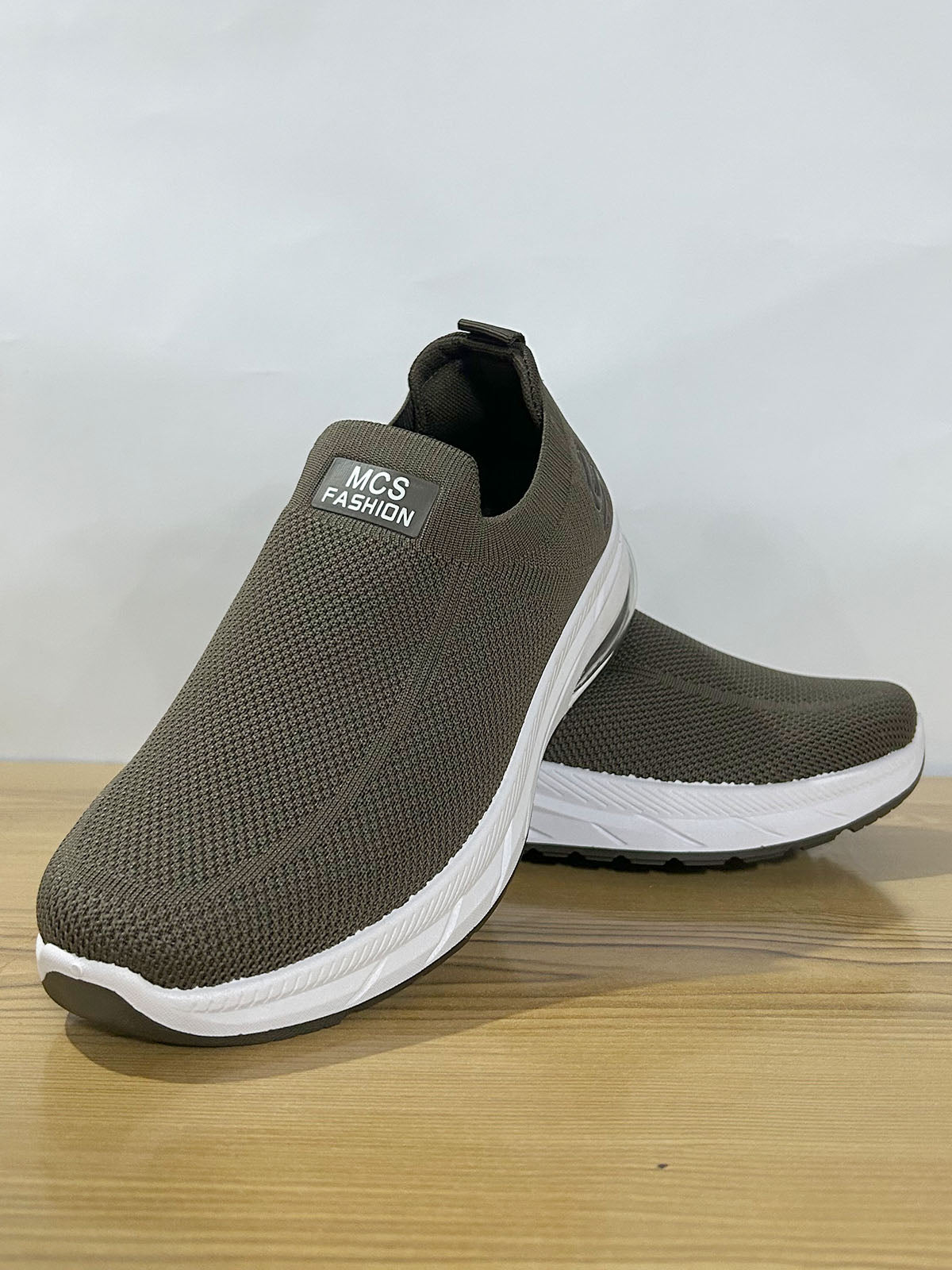 MCS Dark Green Casual Sneakers For Men MJS218
