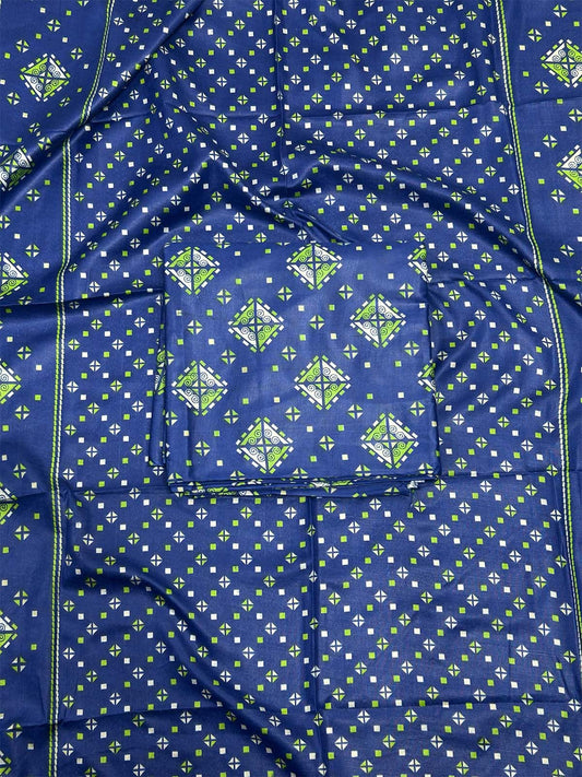 3Pcs Unstitched Digital Lawn Suit For Women WU218