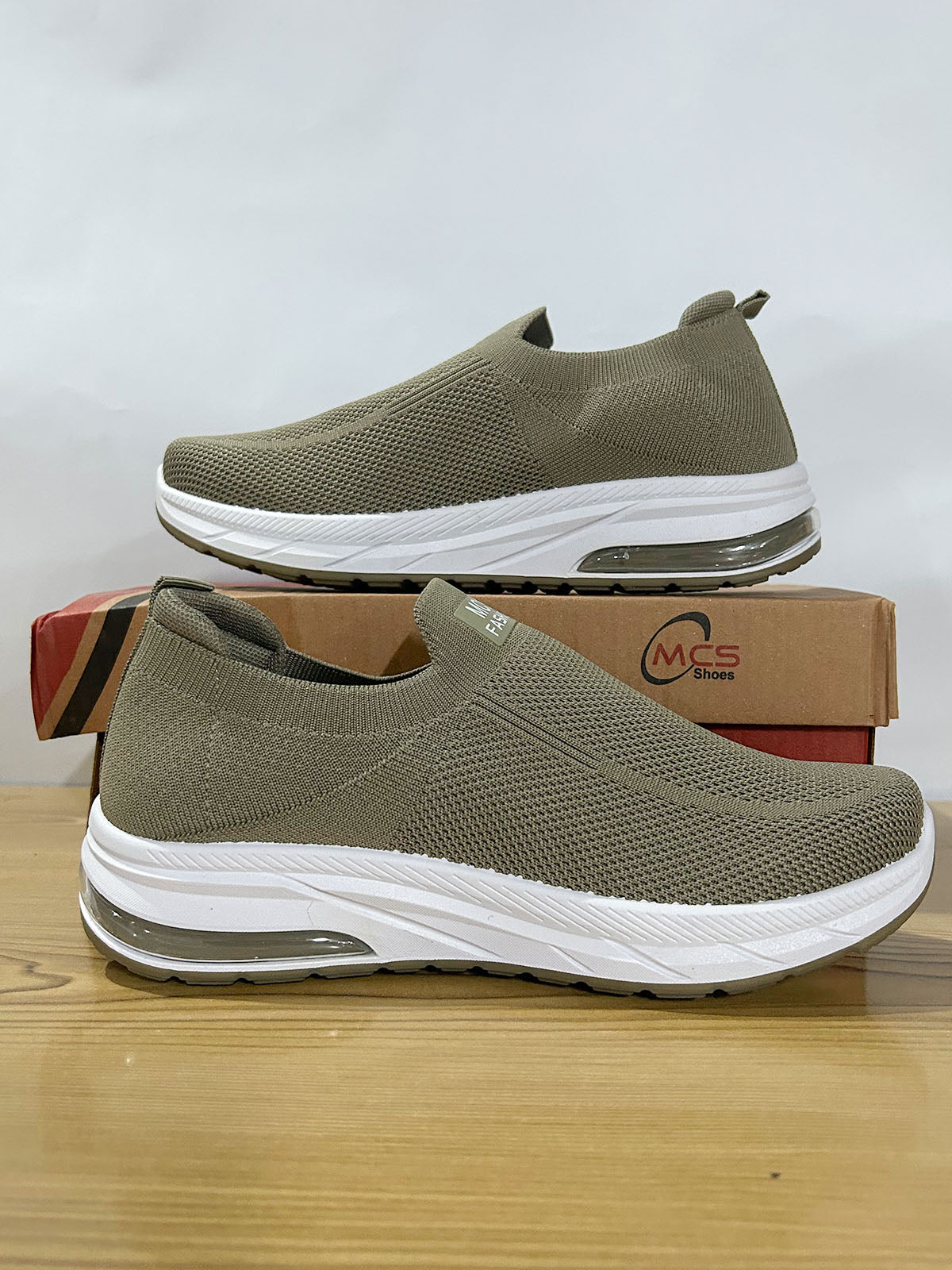 MCS Green Casual Sneakers For Men MJS219