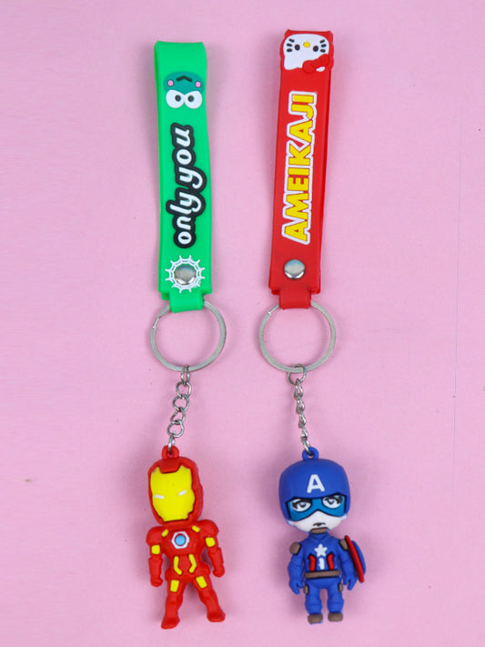 KC14 Pack Of 2 Key Chain Multicolor