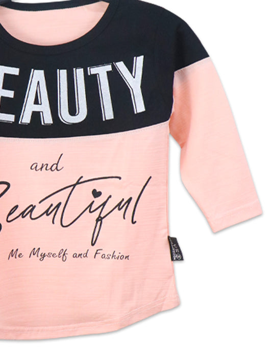 ATT Girls T-Shirt 3.5 Yrs - 9 Yrs Beauty Light Pink