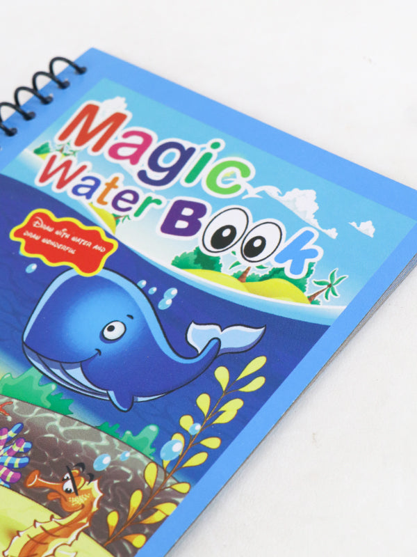 Magic Water Book for Kids Shark Blue