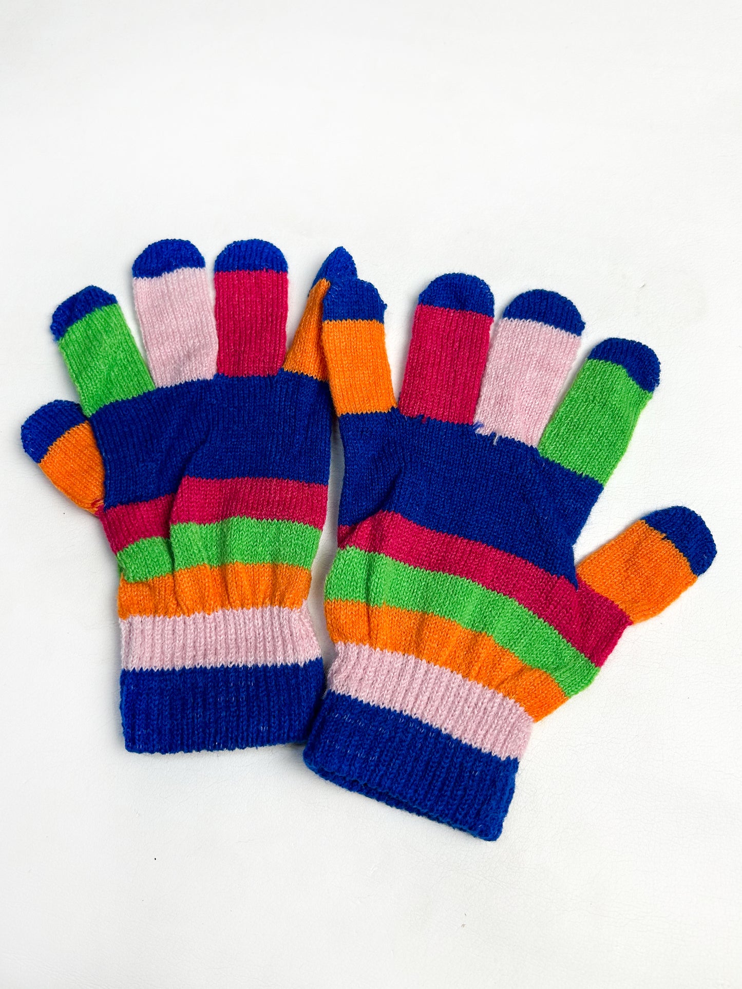 Multicolor Newborn Winter Gloves / Warm Children's Gloves / Unisex Full Finger Gloves KG06