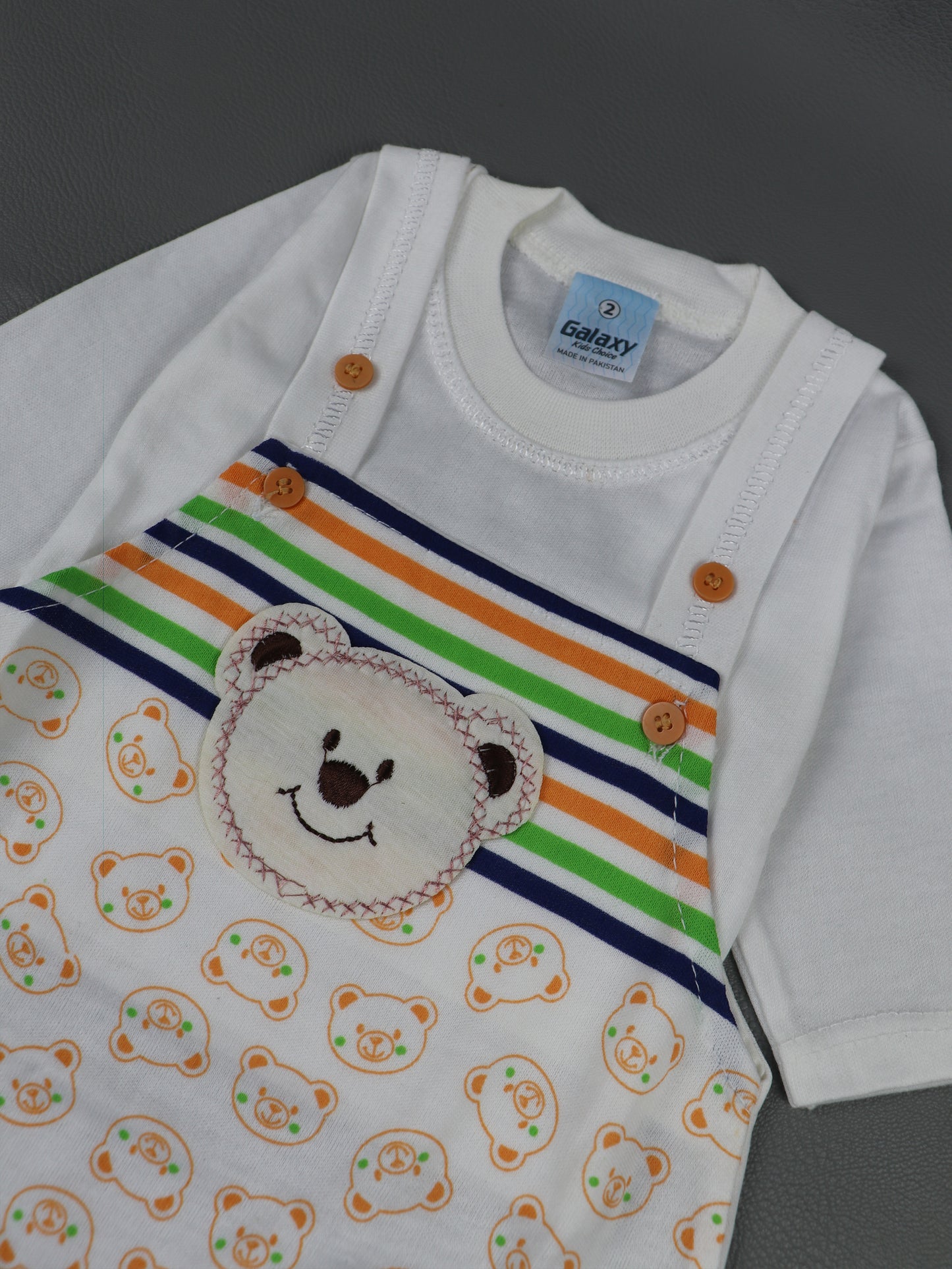 3Mth - 9Mth Bear Orange Romper For Newborn HG NBR53