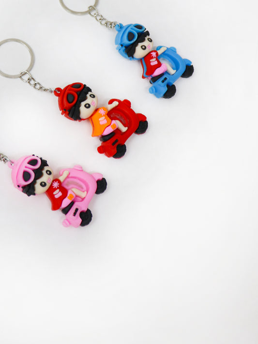 KC04 Scooty Keychain - Pack of 3