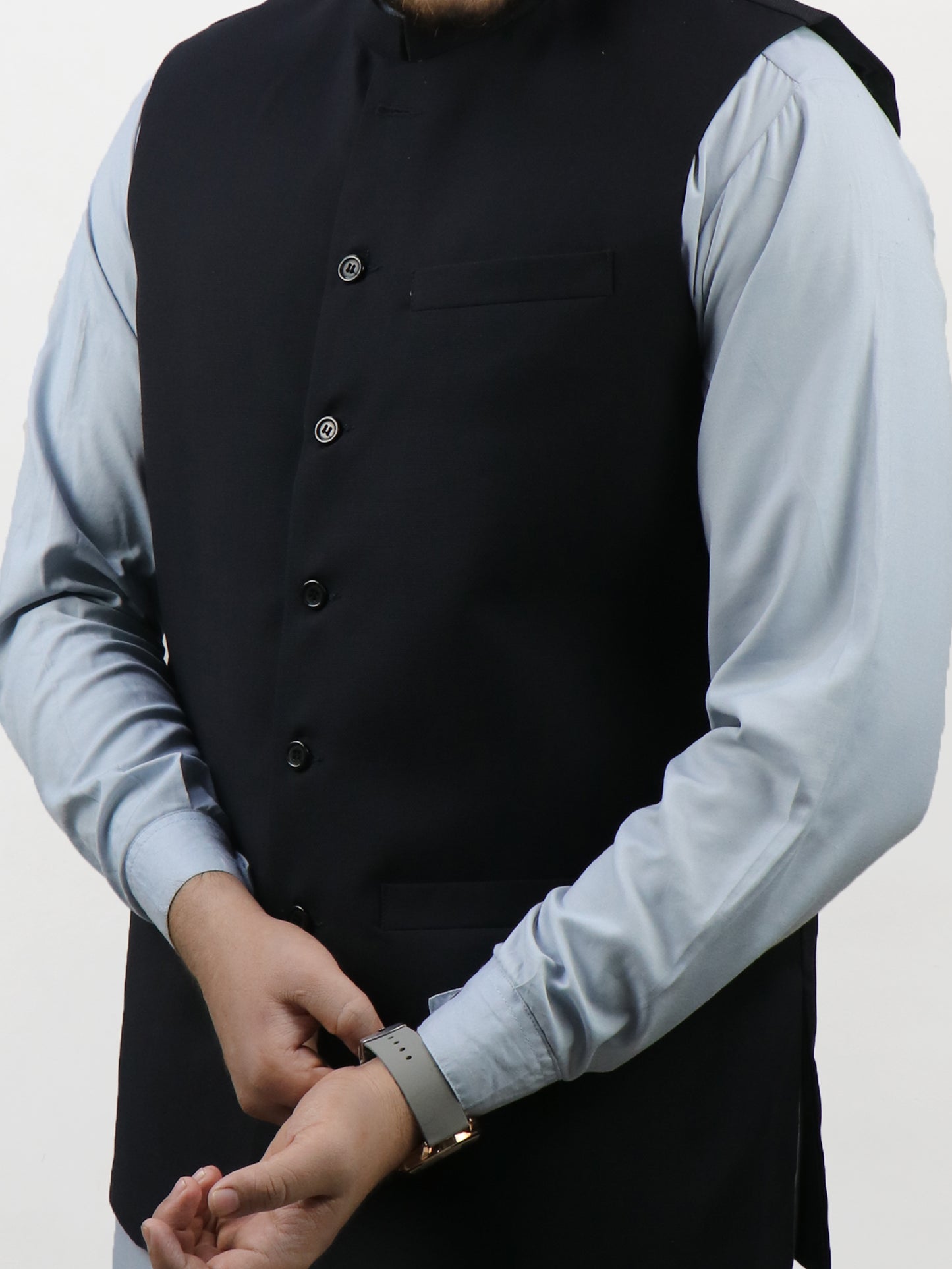 Dark Blue Waistcoat for Men MW02