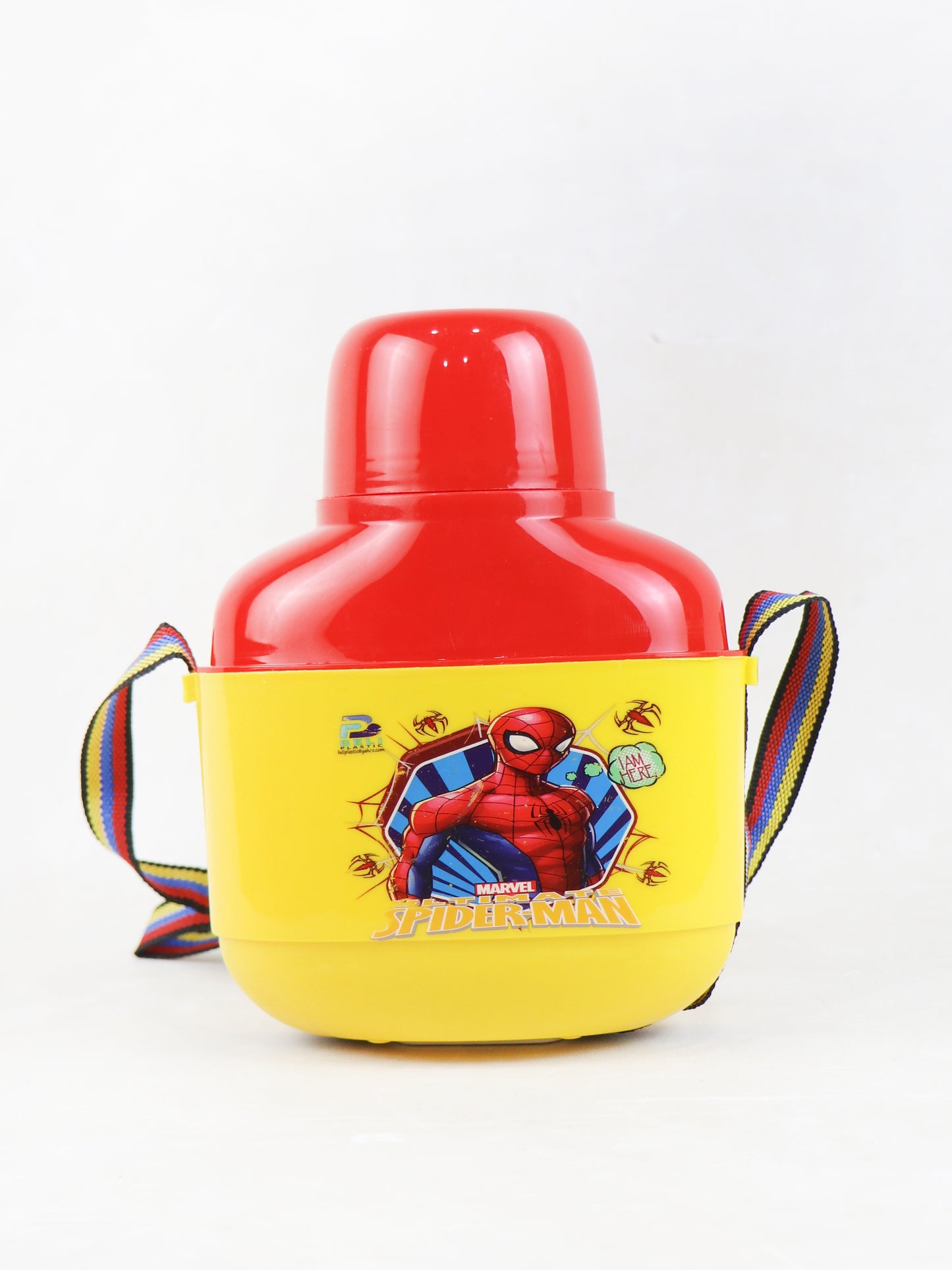 Kids Water Bottle Polo Cooler Spider-Man Red