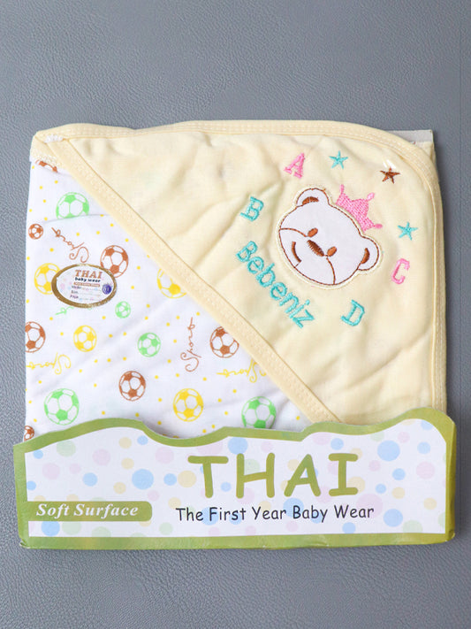 Light Yellow Wrapping Sheet For Newborn NWS04