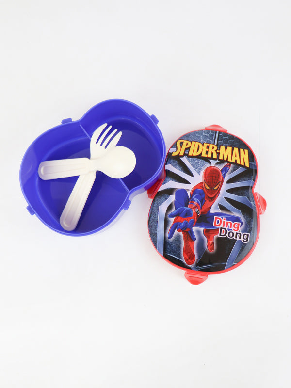Kids Ding Dong Lunch Box with Fork & Spoon SM Blue