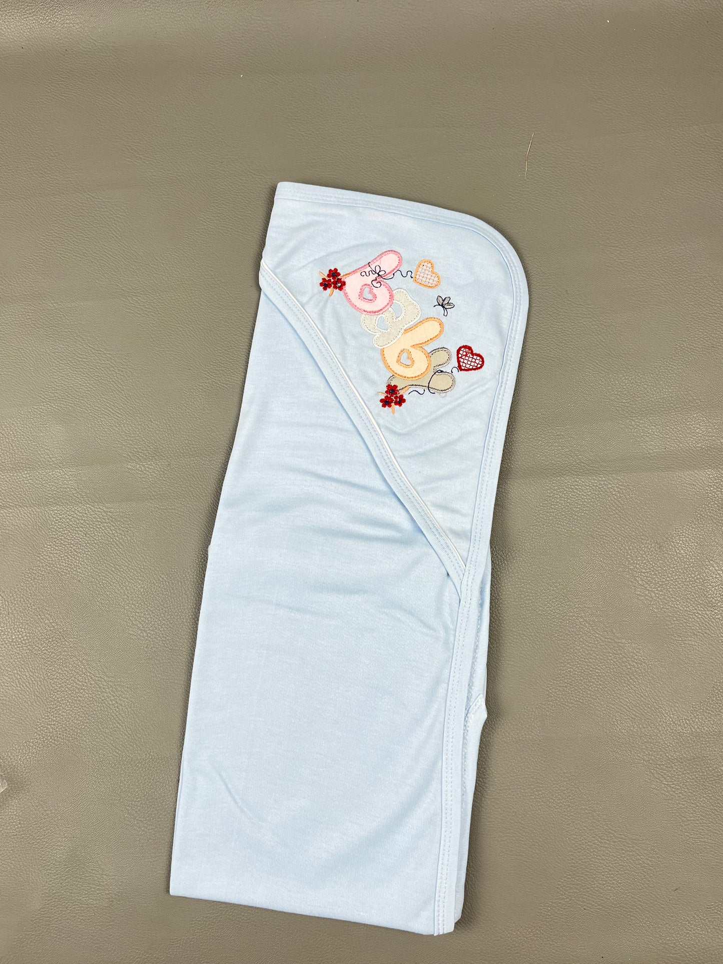 Light Blue Baby Wrapping Sheet For Newborn NWS18