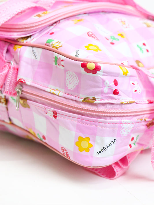 Newborn Baby Diapers Bag ABC Light Pink