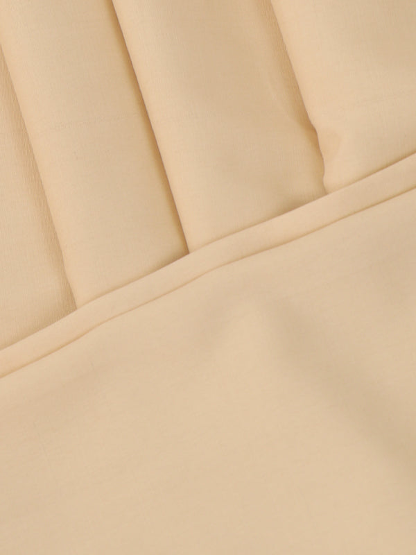 Men's Unstitched Kameez Shalwar Fabric Plain Fawn MUF12