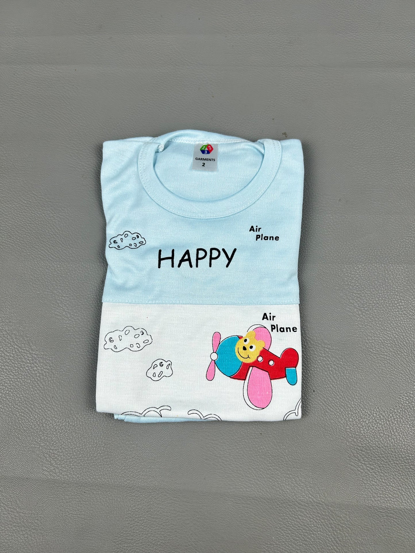 3Mth - 9Mth Light Blue Happy Suit For Newborns HG NBS179