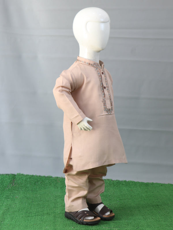 BKP10 IM Boys Kurta Pajama 2Yrs - 14Yrs Fawn