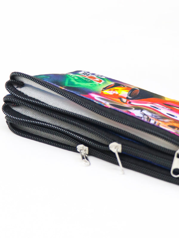 Zipper Pencil Pouch For Boys - Multidesign