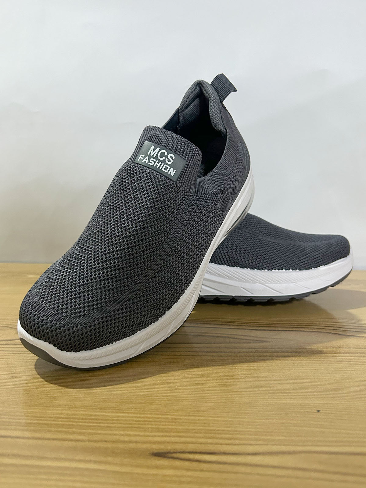 MCS Dark Grey Casual Sneakers For Men MJS220
