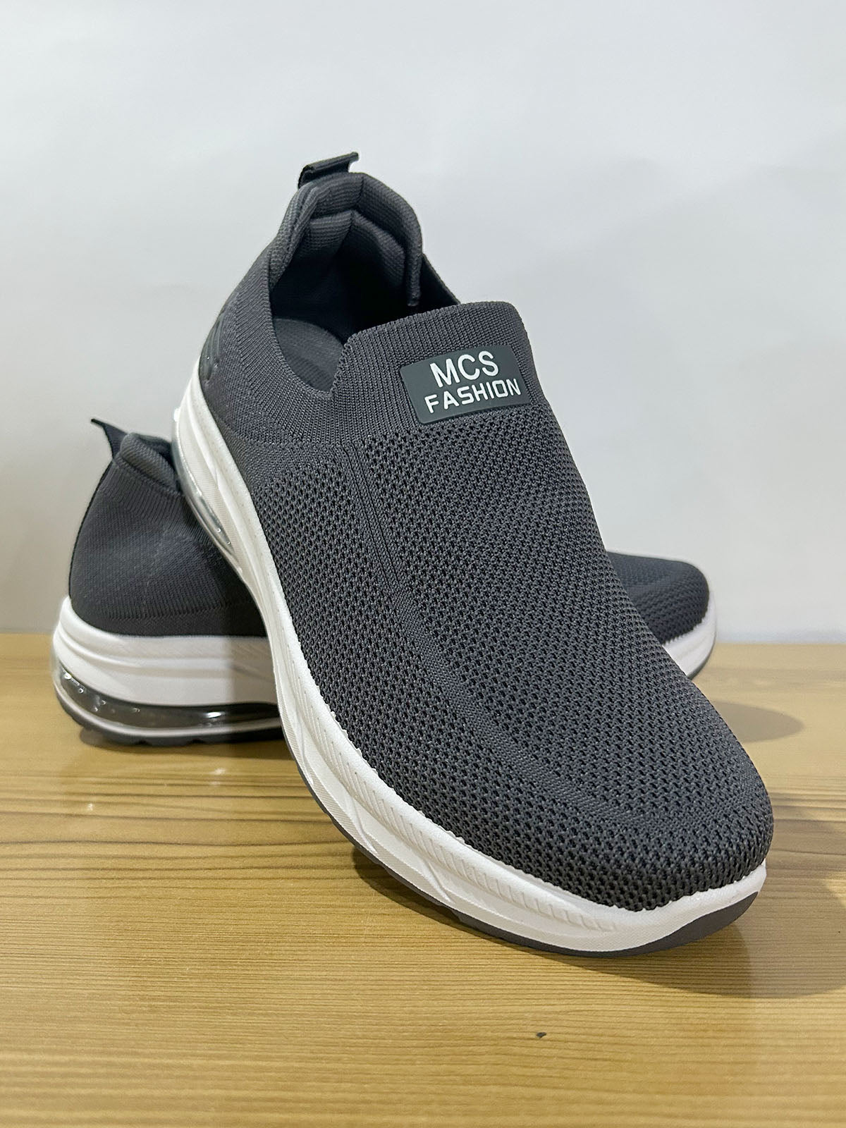 MCS Dark Grey Casual Sneakers For Men MJS220