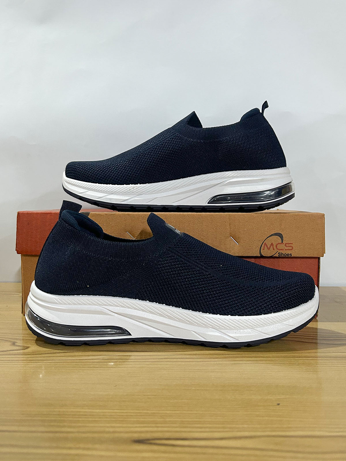 MCS Dark Blue Casual Sneakers For Men MJS221