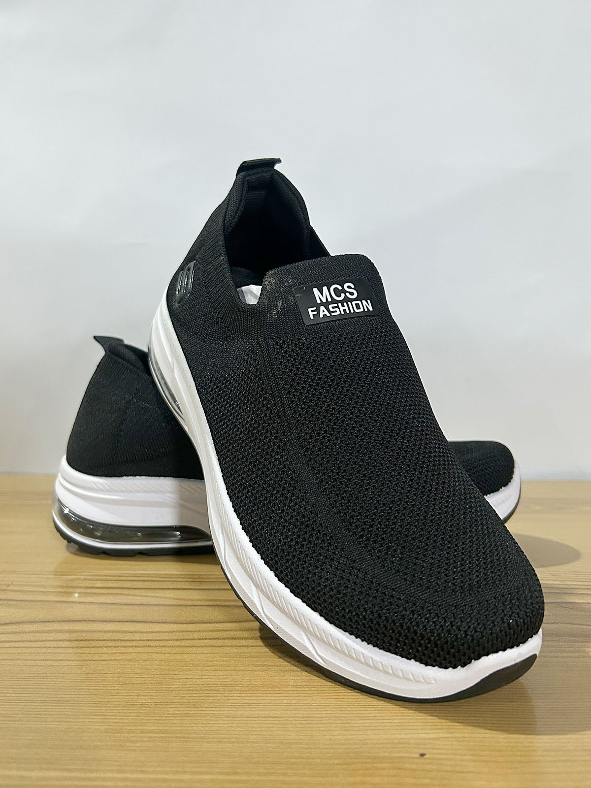 MCS Black Casual Sneakers For Men MJS223