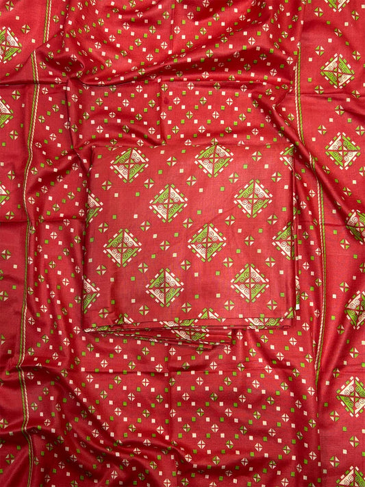 3Pcs Unstitched Digital Lawn Suit For Women WU226