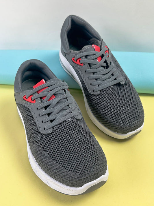 Grey Casual Sneakers For Men MJS227