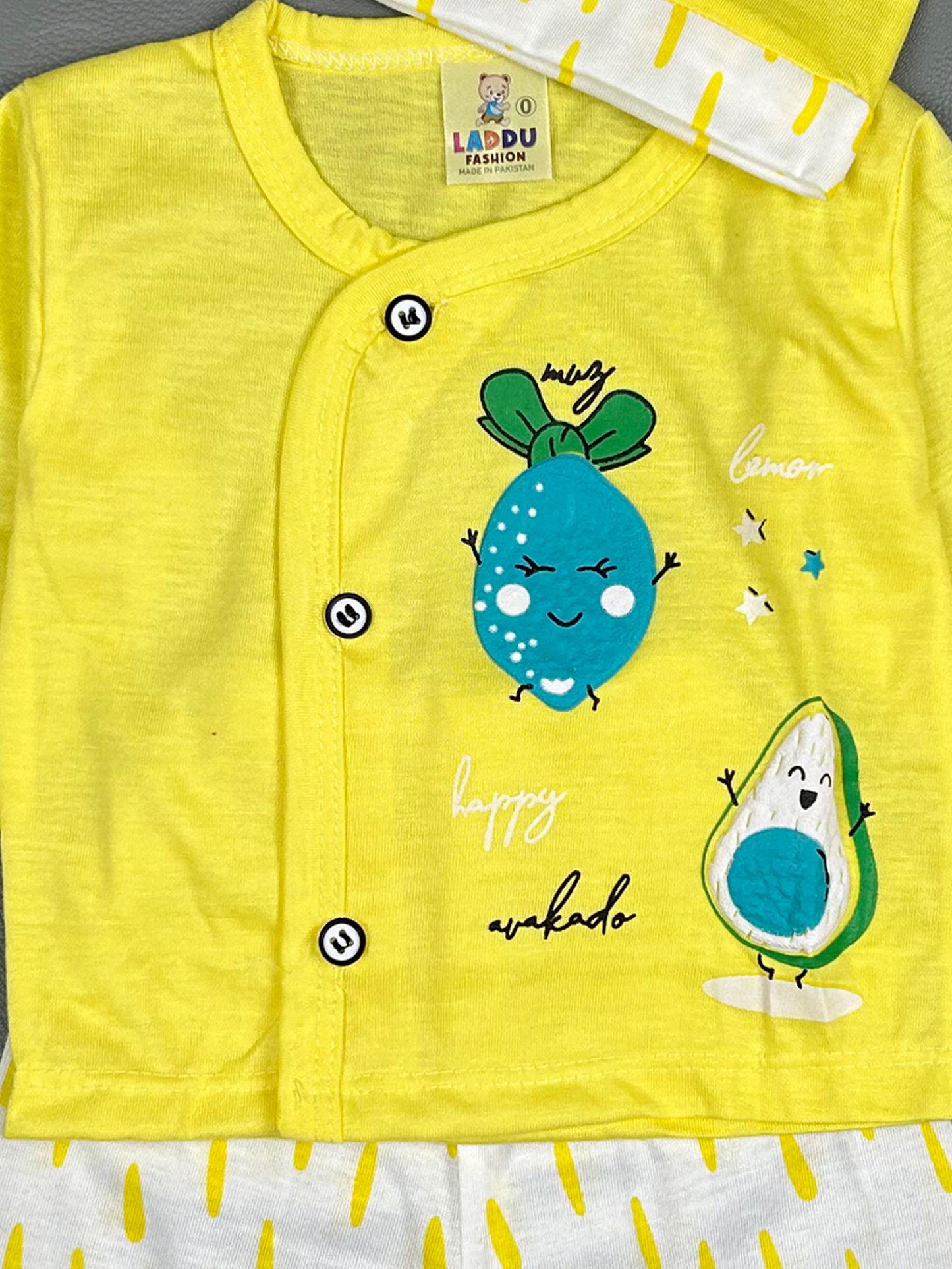 0Mth - 3Mth Cute Yellow Baby Suit For Newborn NBS303