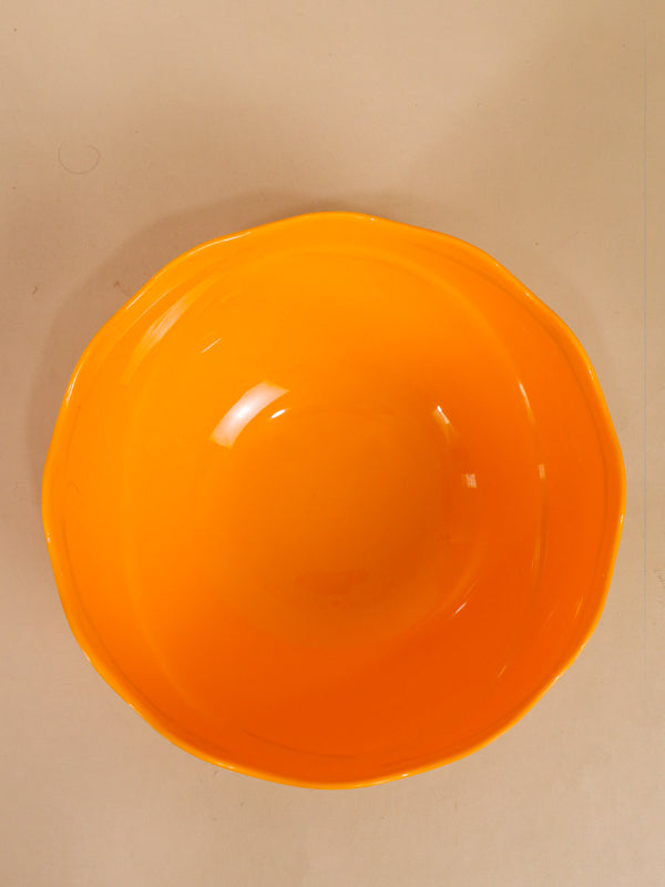 Orange Plastic Serving Bowl MB09