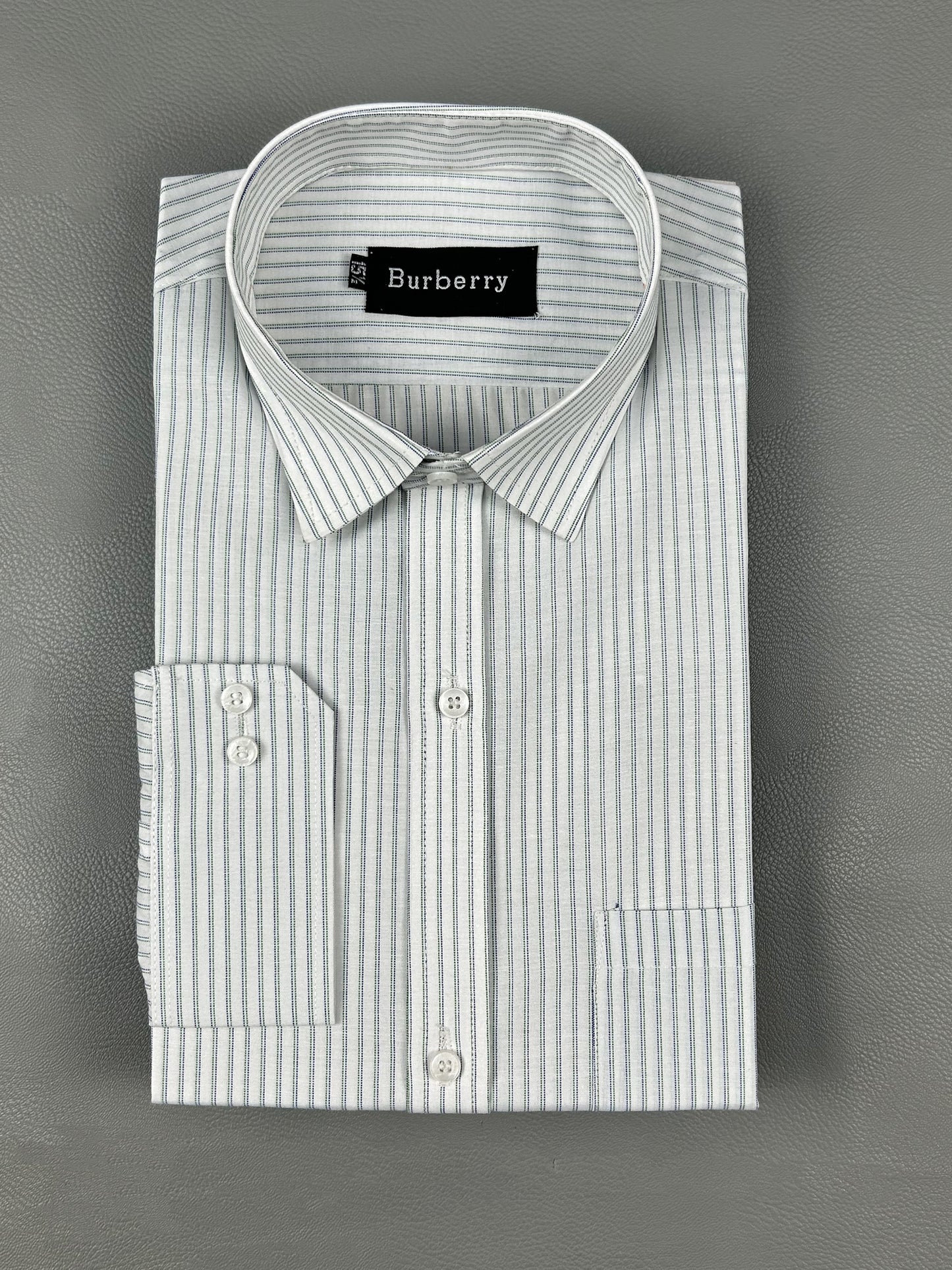 Green Lines Formal Dress Shirt For Men MFS198