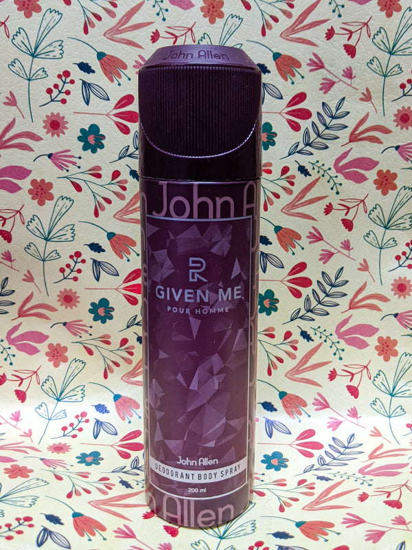 John Allen Given Me Deodorant Body Spray BS10 - 200ML