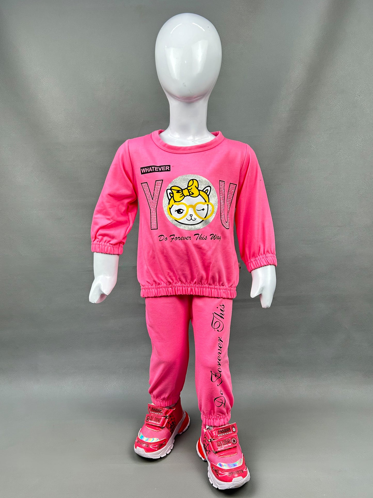 1Yr - 4Yrs Forever Pink Suit For Girls SK GS115