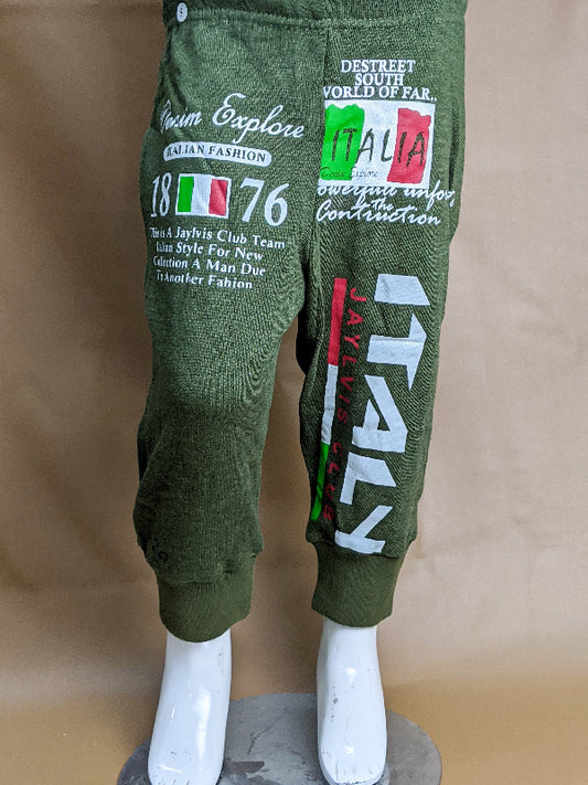 4Yrs - 9Yrs Italy Green Trouser For Boys BT25