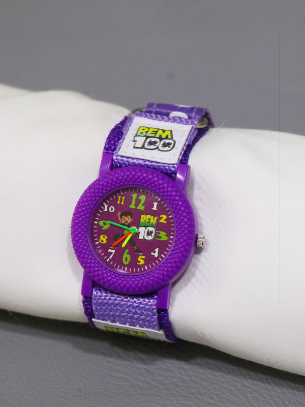 Purple Ben 10 Wrist Watch For Boys KWW21