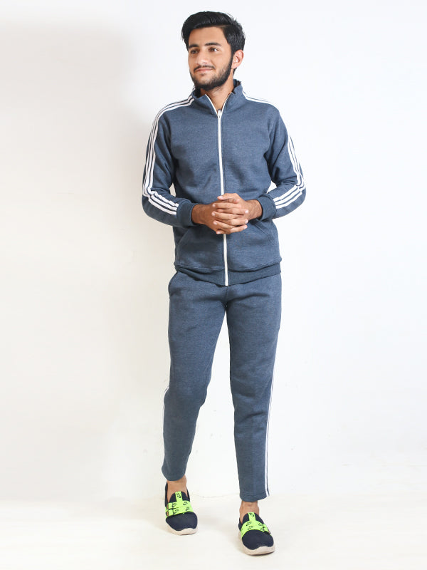 Men's 3-Stripes Track Suit Slate Blue