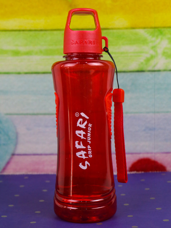 WTB16 Safari Red Plastic Transparent Water Bottle - 550ML