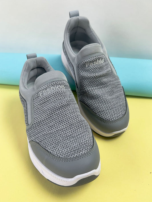 Grey Casual Sneakers For Men MJS230