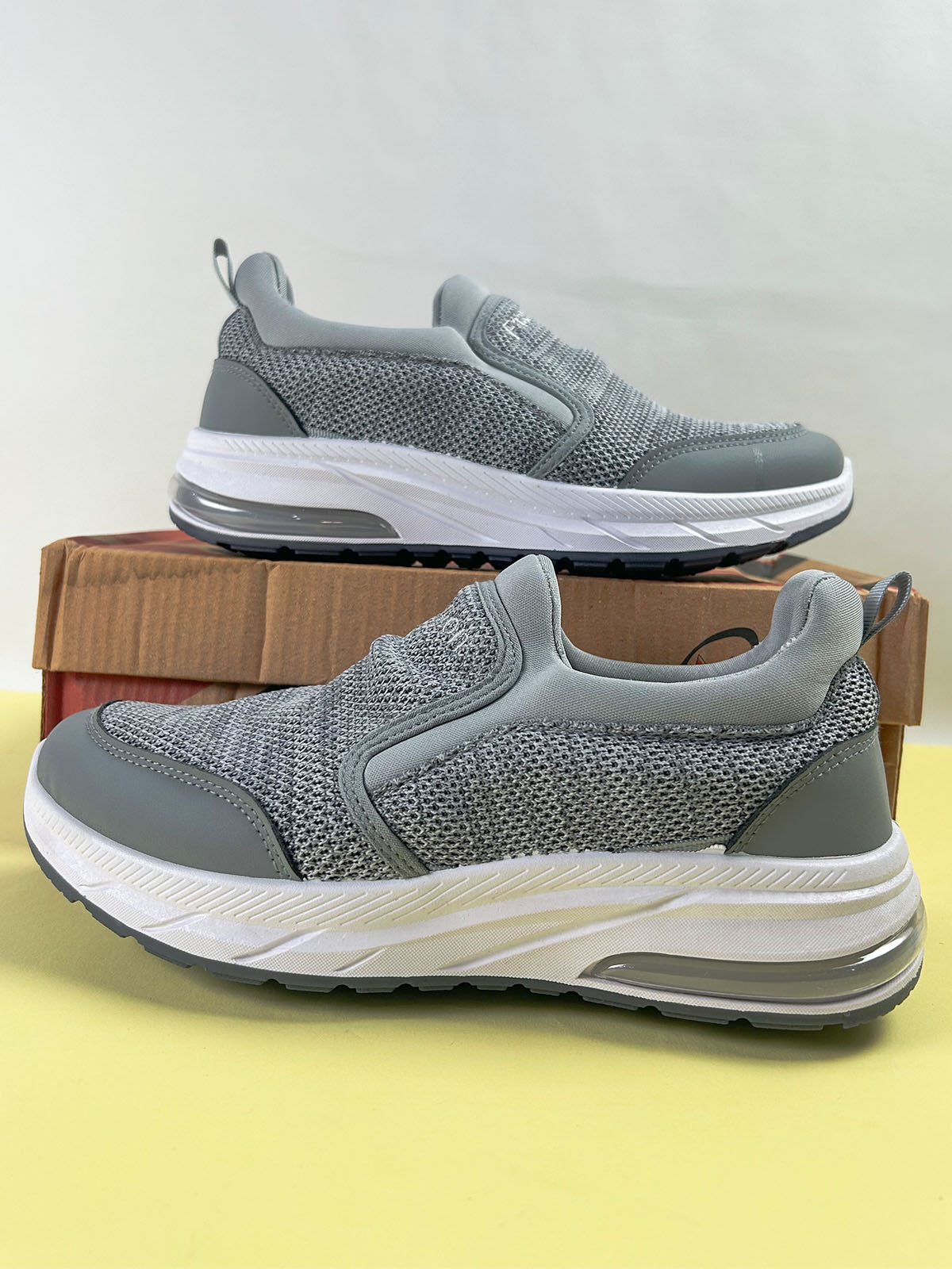 Grey Casual Sneakers For Men MJS230