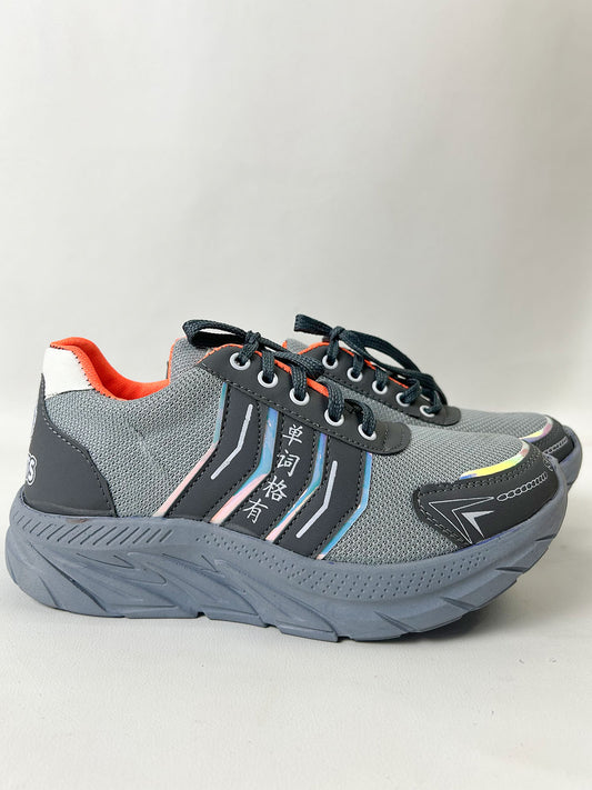 Grey Casual Sneakers For Men MJS232