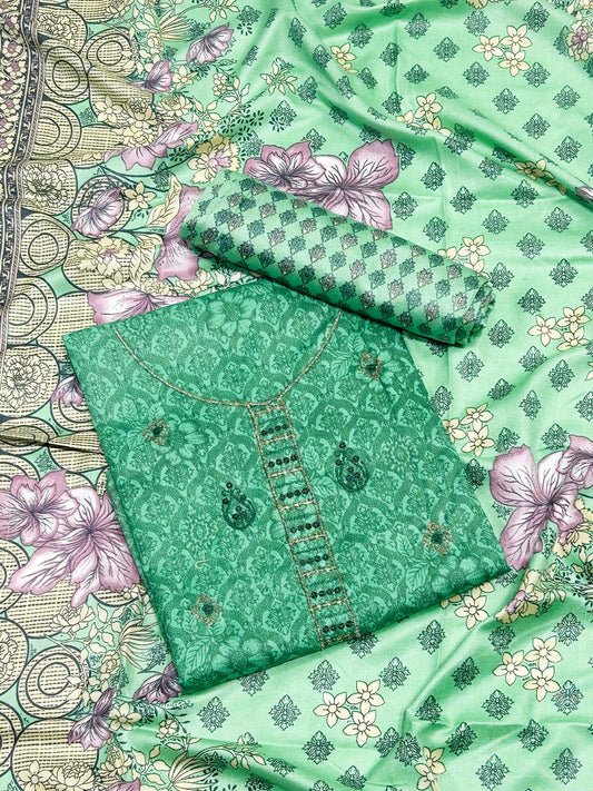 3Pcs Unstitched Digital Lawn Suit For Women WU232