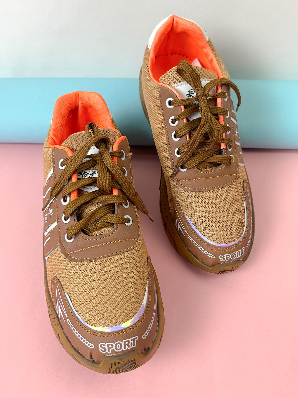 Brown Casual Sneakers For Men MJS233