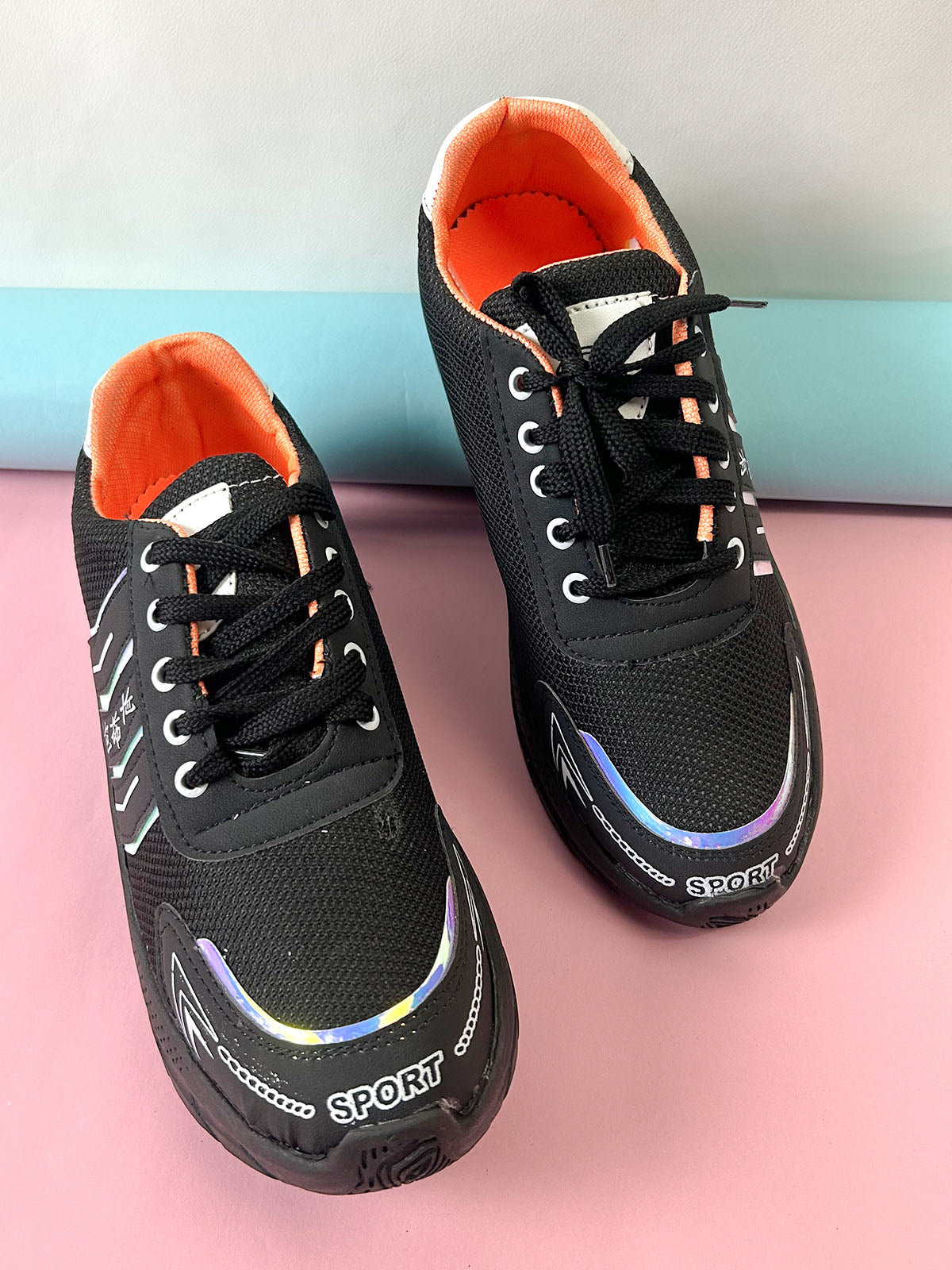 Black Casual Sneakers For Men MJS235