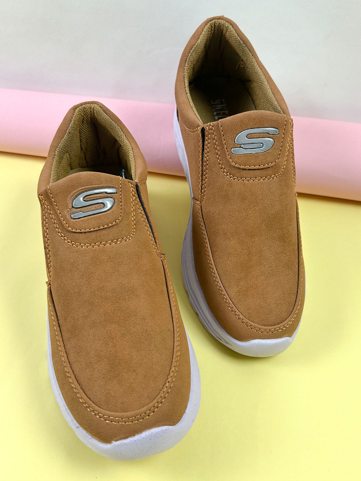 Brown Casual Sneakers For Men MJS239