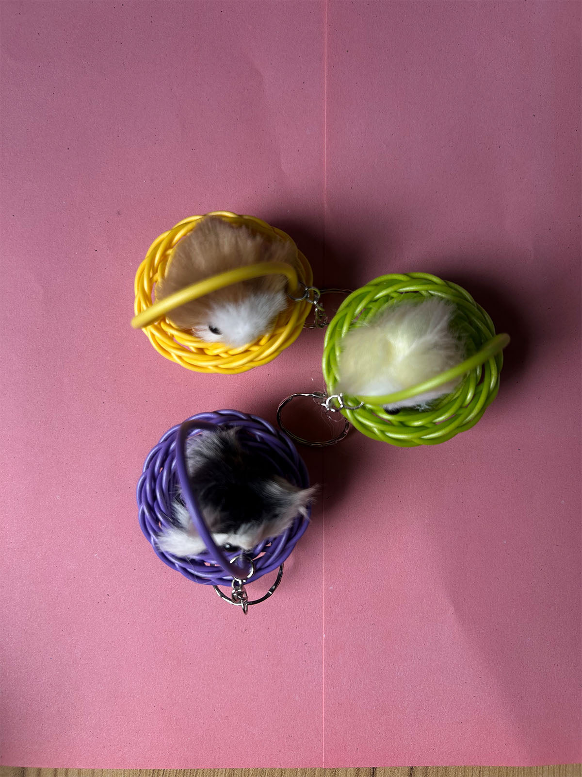 KC49 Pack of 3 Key Chain Multicolor