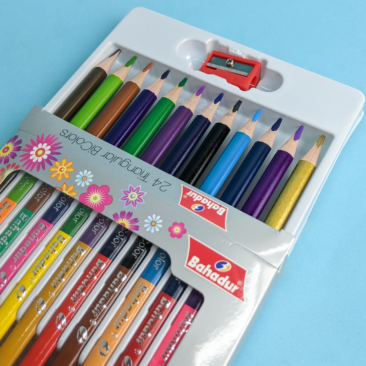 Pack Of 12 Trica Colour Pencils