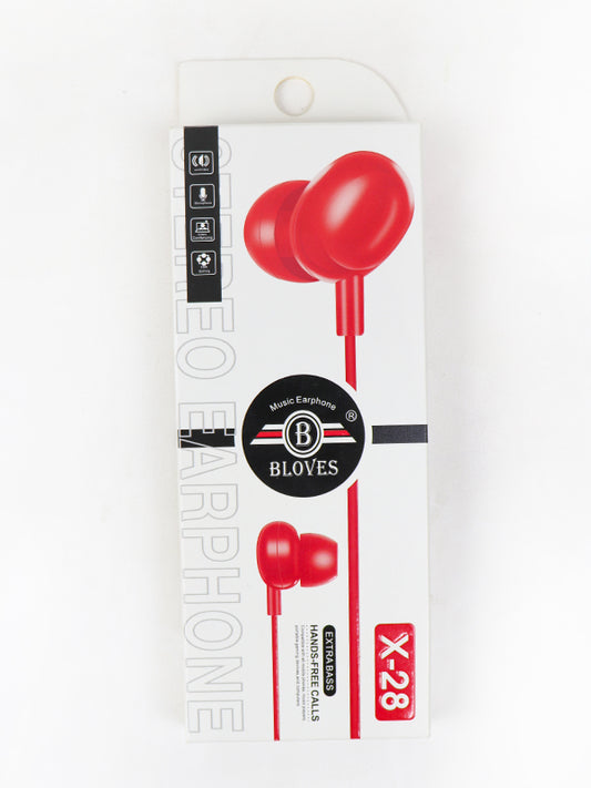 Bloves Wired Earphones X-28