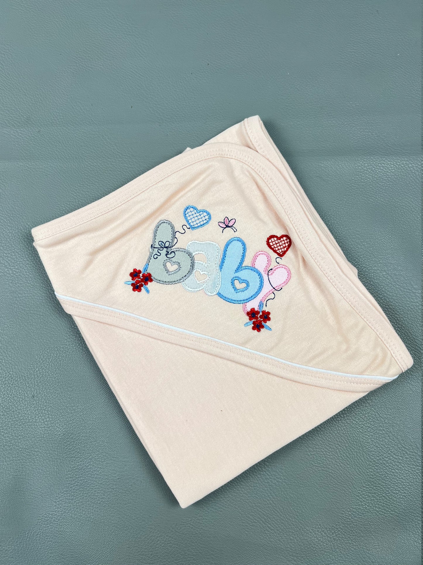 Light Peach Baby Wrapping Sheet For Newborn NWS19