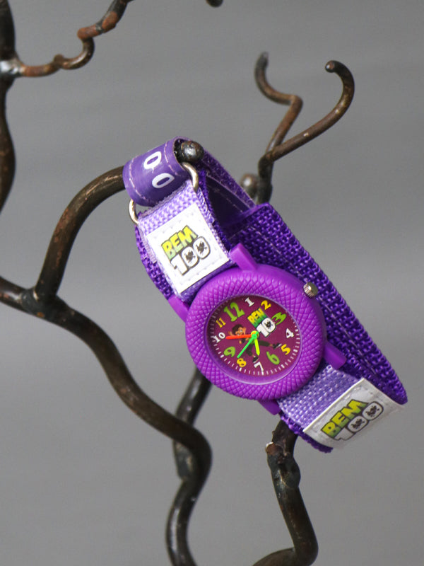 Purple Ben 10 Wrist Watch For Boys KWW21