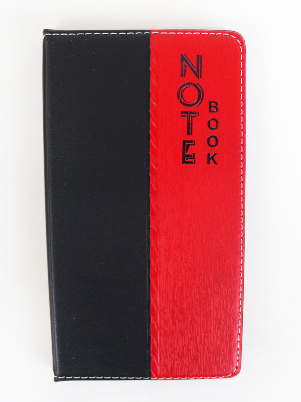 Leather Styled Diary Black & Red