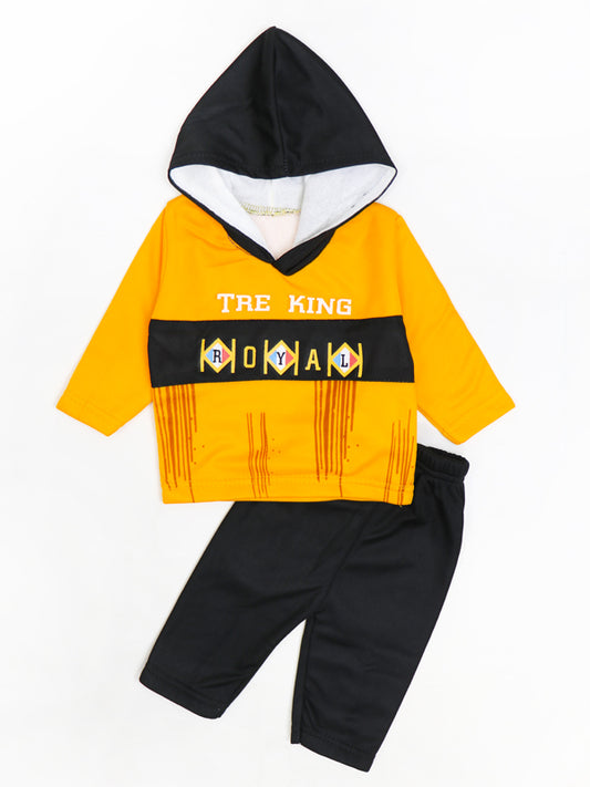 SF Hooded Newborn Baba Suit 3Mth - 9Mth King Yellow